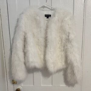 Lamarque Women's Cream Teddy Jacket